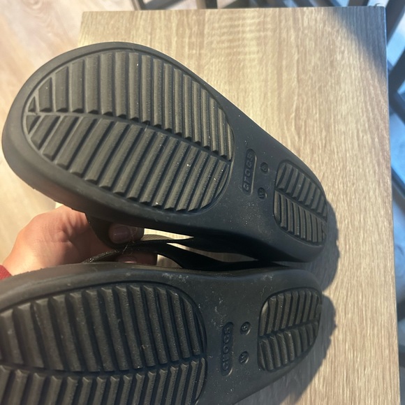 Crocs Black Flip Flops - Picture 5 of 5